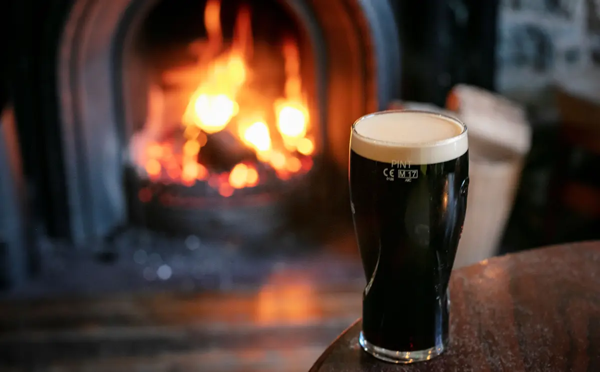 guinness and fire