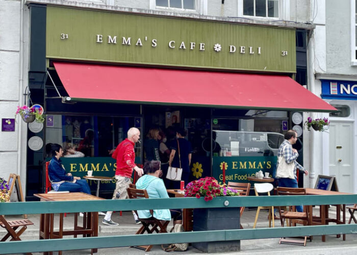 Emmas Cafe Deli Storefront In Birr With People