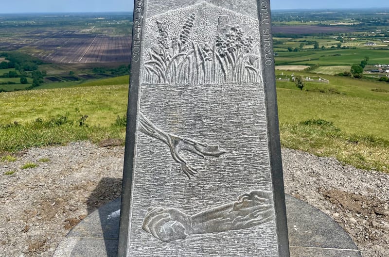 Stone Monument Memorial To Old Croghan Man eioaln