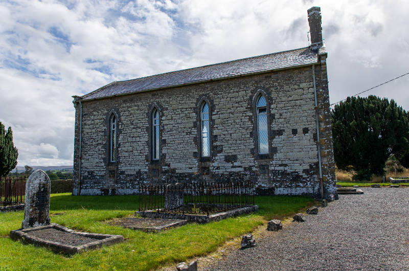 sier church graveyard driveway
