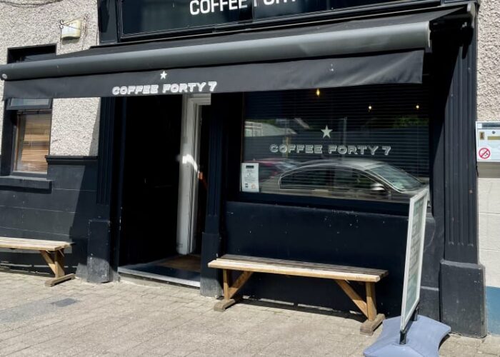 Exterior View Of Coffee Forty 7 Storefront