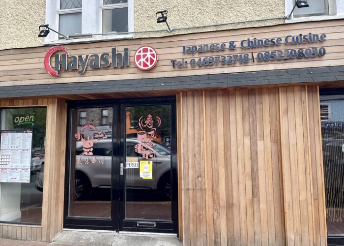 Hayashi Japanese and Chinese Cuisine Restaurant Storefront