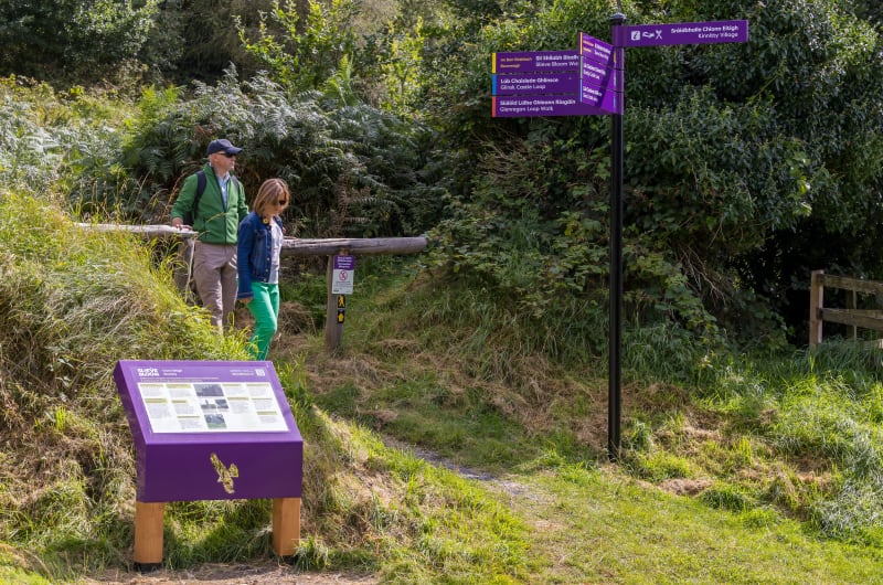 Hikers On Slieve Bloom Way Nature Trail h4eff7
