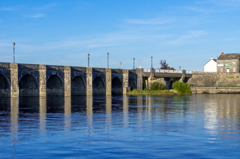 bridge with arches across river