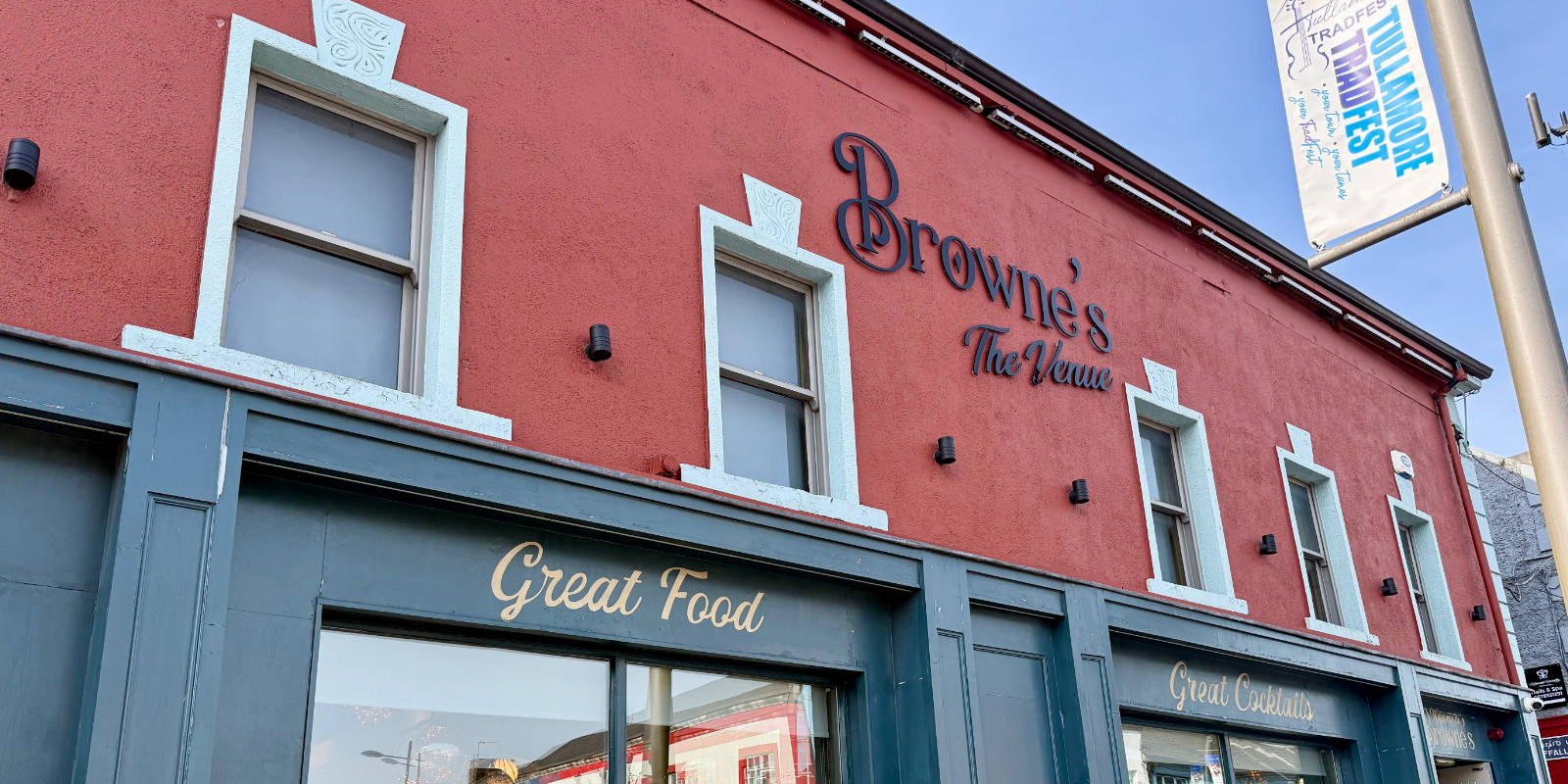 brownes the venue header