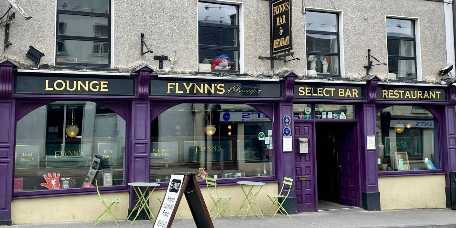 flynns bar and restaurant header