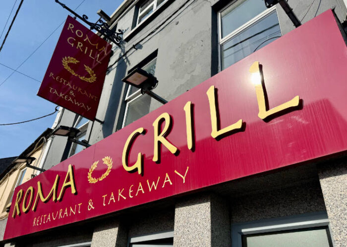 roma grill signage