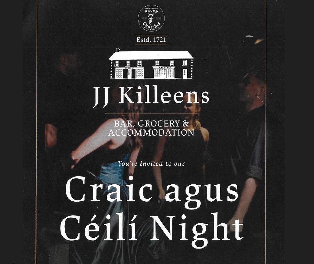 JJ Killeens Craic agus Ceili Feature