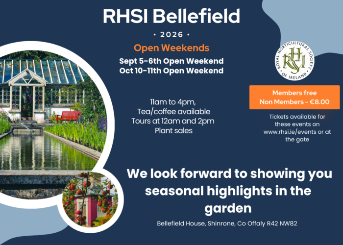 RHSI Bellefield open weekends Sept
