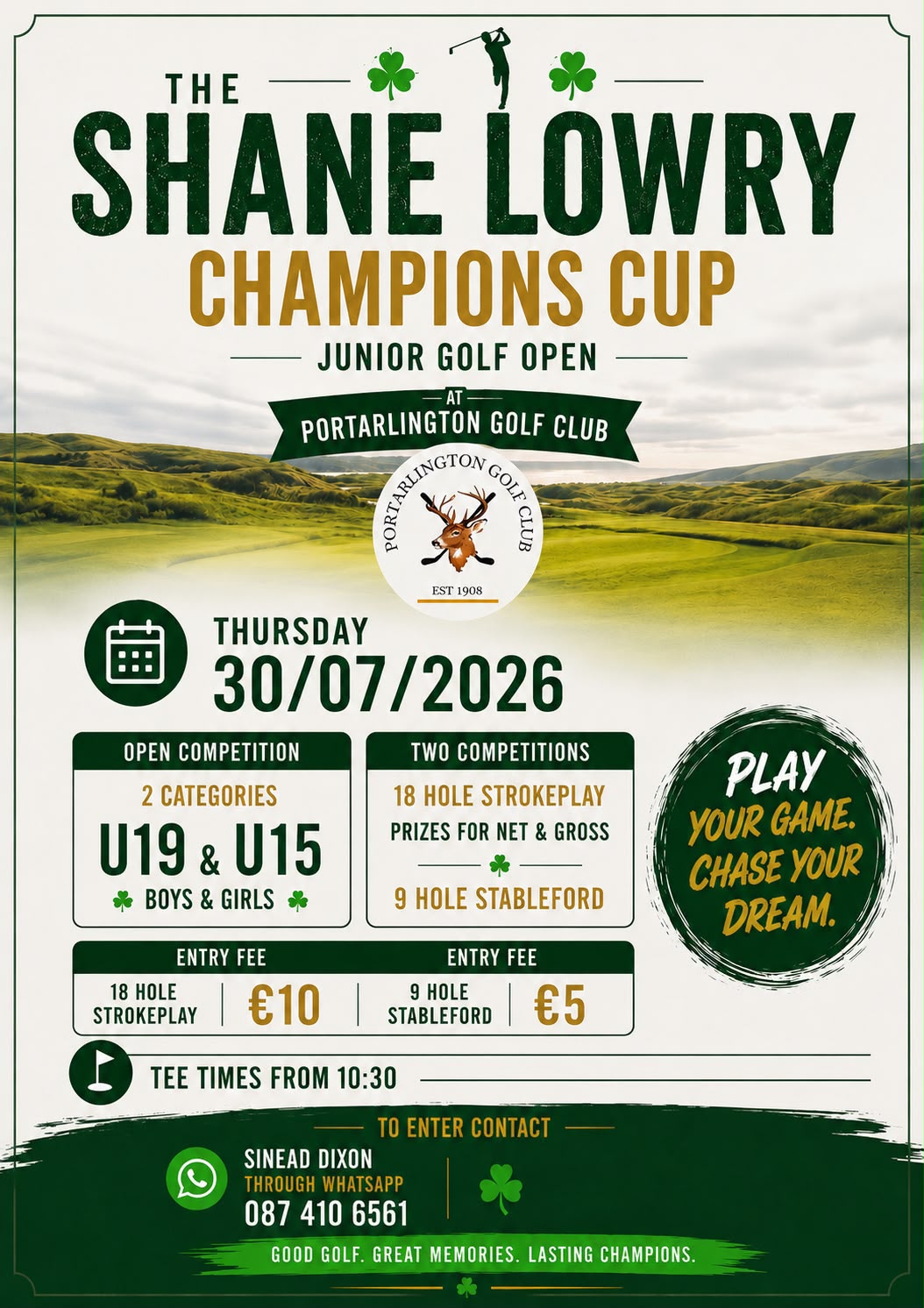 Shane Lowry Champions cup