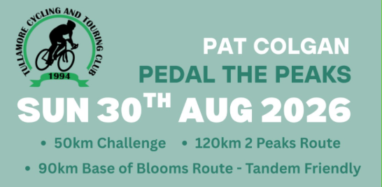 Pat Colgan Pedal the Peaks Poster